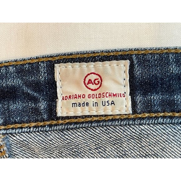 Adriano Goldschmied Womens Jeans Stilt Cigarette Leg BW9681 Cotton Blue Size 25R - Picture 9 of 12